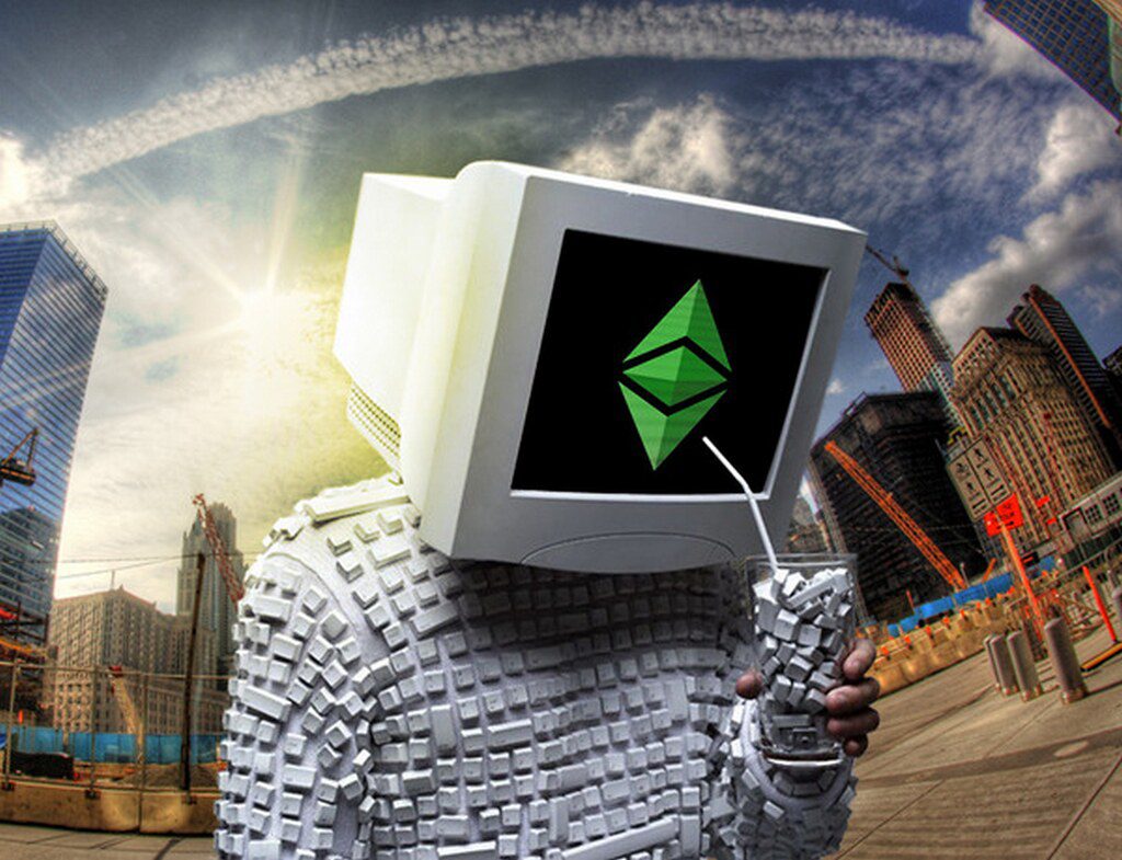 "Ethereum Classic Wallpaper - Hacker Head II" by EthereumClassic (marked with CC0 1.0)
