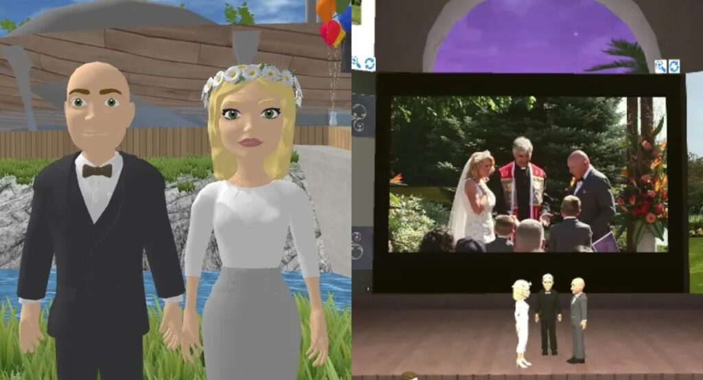 A couple in the US has organized their wedding on the Metaverse, kickstarting a debate.